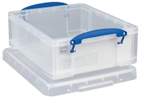 STORAGE BIN, SNAP LID, 8.1 L, CLEAR, 5/CT MAIN